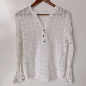 🟡White Cotton Blouse